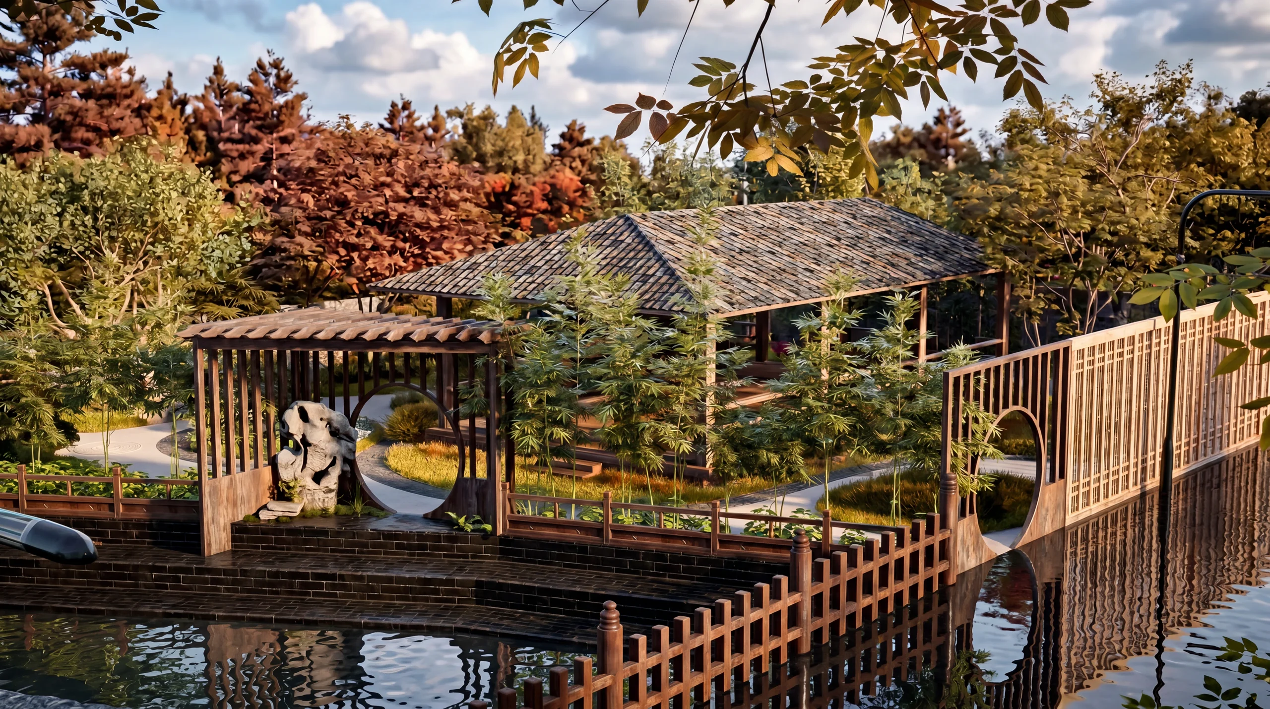 Lush Landscaped Greens